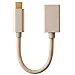 Type C Adapter, CableCreation USB C to USB 3.0 A Female Adapter Cable, USB-C OTG Cable, for New Macbook,Huawei MateBook & New Type C devices and More Type C devices, 0.5ft/ Gold