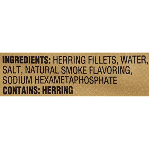 Brunswick Boneless Kipper Style Herring Fillets, 3.53 oz Can 18g