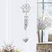 CREATIVE DESIGN Pet Memorial Wind Chime, 32''H Paw Prints Pet Remembrance Wind Chimes, Sympathy Gift a Grieving Pet Owner