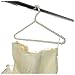 TOOGOO(R) Pack of 2 Premium Metal Elegant Clothes Hangers Covered In Pearl Beads - 15.7 Inches