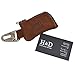 Hide & Drink, Car Key Holder with Keyring, Headphone & Charging Cables, Cash Zipper Case with Clasp, Full Grain Leather, Handmade, Swayze Suede