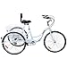 Ridgeyard 26” 7-Speed Adult Tricycle Aluminum Frame 3 Wheeled Cruise Trike Bike with Shopping Basket (White)thumb 2