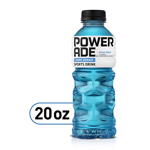 POWERADE ZERO, Zero Calorie Electrolyte Enhanced Sports Drinks, Mixed Berry, 20 fl oz, 8 Pack - Thumbnail 7