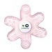 Nookums Cooling Teether - Promotes Healthy Oral Development - Compatible with All Nookums Paci-Plushies - 100% Silicone and Filled with Sterilized Water - Fridge Safe - 6 Different Textures (Pink)