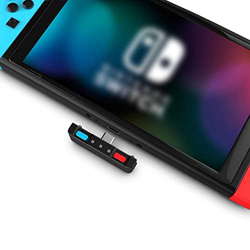 HomeSpot Bluetooth 5.0 Audio Transmitter Adapter with USB C Connector Built-in Digital Mic APTX Low Latency for Nintendo Switch Compatible with AirPods PS4 Bose Sony [Enhanced Version]