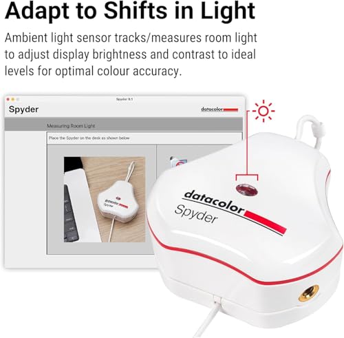 Datacolor Spyder Display Calibrator for Designers, Photographers and Content Creators, True Colors, OLED/LED Compatible, Simple Calibration Tool for Image Processing