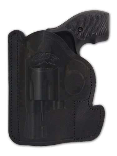 New Barsony Black Leather Pocket Holster for 2