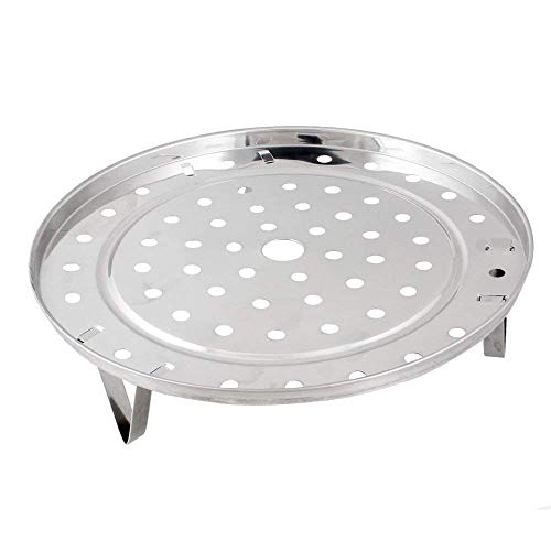 Steaming Rack Household Stainless Steel Cooking Ware Thickened Steaming Rack Stand (10 inch)