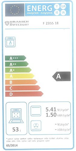 Oranier F 2355-2355 18 Gas-Herd Weiß Kochzentrum Standherd Gasherd