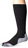 2XU Men's Compression Socks for Recovery, Black/Black, Small