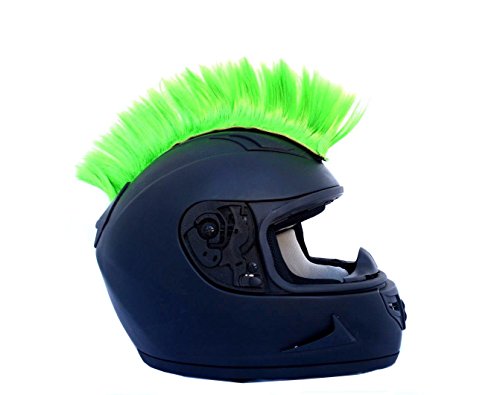 image for Helmets inc. Lime Green Motorcycle Mohawk Ski Snowboard Helmet Mohawk 