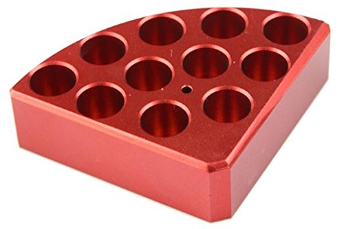 Camlab 1189934 Quarter Pie with 11 Holes for Reaction Vessels, MS Hotplate Stirrers, 20 mm, 15.2 mm Depth, 4 mL