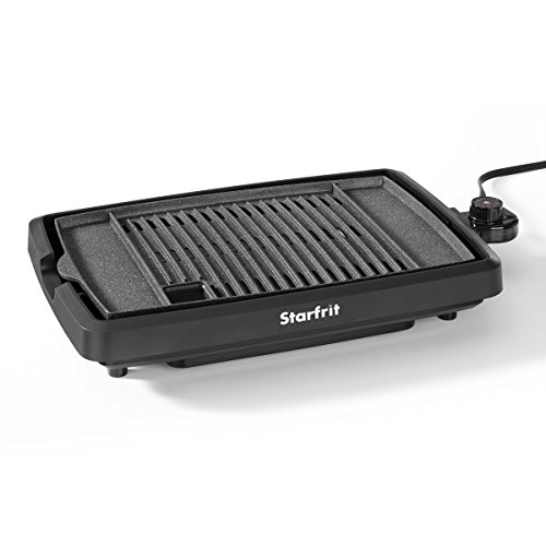 Starfrit 024414-003-0000 Electric Indoor Smokeless Grill, Black
