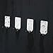 Self Adhesive Wall Hook Coat Hooks Stainless Steel Towel Hooks Key Hooks for Home Kitchen Coats Hats Keys Bags Brushed Finish, Pack of 8