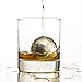 glacio Round Ice Cube Mold Tray- Silicone Ice Sphere Maker - Makes 6 Ice Balls for Whiskey
