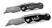 Set of 2 Vulcan Gear Utility Knives Box Cutter Set with 10 Extra Blades Included