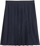 French Toast Big Girls' Pleated Skirt (Navy - 10)