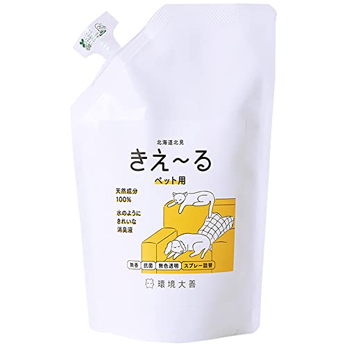 環境大善 きえ～る Dシリーズ ペット用 消臭スプレー 詰め替え用の商品画像