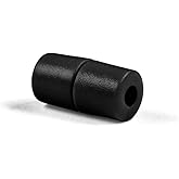 25 Pack Pop Barrel Connectors - Plastic Material Buckle for Rope, Paracord, and Bungee Cord - Breakaway Safety Lanyard Clasps