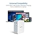 Inateck UCC1002W 45W USB C Charger Travel PD Charger with Foldable Plug and Type C Cable for MacBook, white