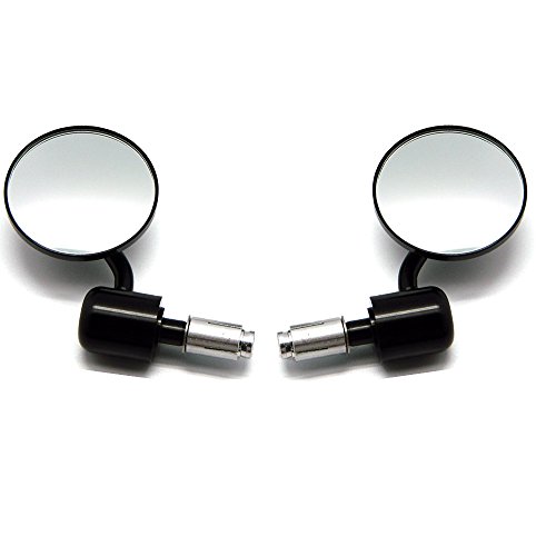 DREAMIZER Zwart 7/8 "22mm Motorfiets Spiegels Ronde Stuur Wing Spiegels Bar End Voor Scooter Straat fiets CB1000R CB1300 CB600F CBF600 CBR125R CBF125 - Image 8