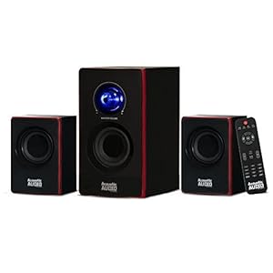 Acoustic Audio by Goldwood 2.1 Bluetooth Speaker System 2.1-Channel Home Theater Speaker System, Black (AA2103) 41OuR2dxuHL