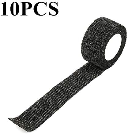 SQUAREDO Self Adherent Adhesive Wrap Tape, Cohesive Bandage, Strong Elastic Stretch Athletic Sports Tape Wrist