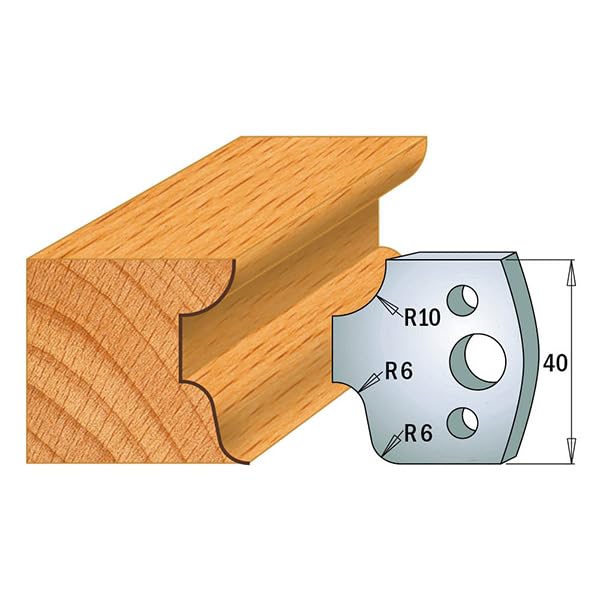 CMT 657.993.11b Cutter – HW with cuch. Y rodam. para taladrar/perfilar Z2 S = 8 D = 16 x 35 x 80 dx