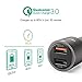 Car Charger, Mercase 30W Metal Dual Ports USB Fast Car Charger Adapter,Smart QC 3.0 Quick Car Phone Charger for iPhone Xs X Max XR 8 7 6S 6 Plus Galaxy S9 S8 S7 S6 Edge Note 8 4 LG G6 (Space Grey)
