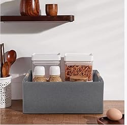 FUULOXE Storage Bin for Shelves Rectangle Closet