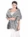 Chicer Bridal Wraps and Shawls Fur Stole for Women and Girls. (Grey)