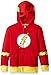 DC Comics Big Boys Flash Fleece Zip Costume Hoodie, red, 8