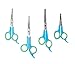 Ziweto Pets Premium Quality Grooming Scissors Set of 4 Pieces for Dogs and Cats with Rounded Tips (for Body, Face, Ear, Nose, Paw)