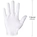 Neewer 12 Pairs (24 Gloves) 100% Cotton Lisle White Inspection Work Gloves for Coin, Jewelry, Silver, or Photo Inspection