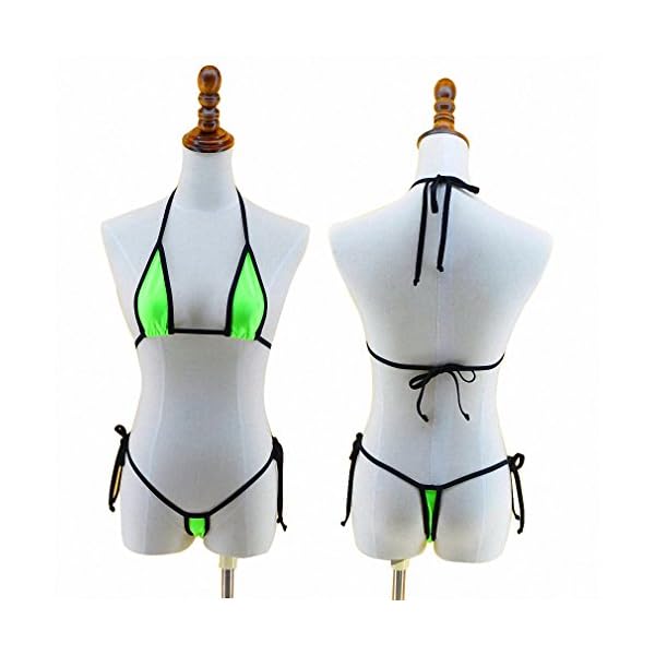 Womens Extreme Sexy Micro Bikini Triangle String Brazilian Mini Bikinis ...