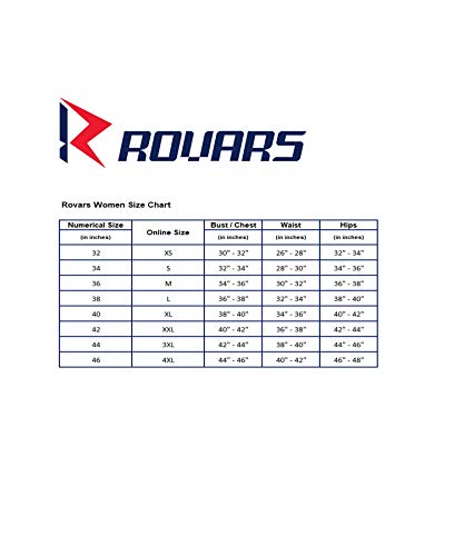 Rovars Women's Swimming Costume I Poly-Spandex Knee Suit I Removable Chest Pads I Half Sleeves 5 Rovars Women's Swimming Costume I Poly-Spandex Knee Suit I Removable Chest Pads I Half Sleeves - Image 5