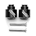 Krator Black Bar Ends CBR Engraved Hand Grip Handlebar For Honda CBR 600 F1/F2/F3/F4/F4i 1987-2006