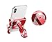 MaxMiles Motorcycle and Bicycle Cell Phone Holder Aluminum Universal Adjustable Phone Mount Smartphone Holder Bike Handlebar Phone Holder for iPhone X 5 6 7 8 Plus Samsung LG (w/Bottom Support red)