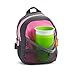 Brica By-My-Side Safety Harness Backpack, Pink/Gray