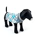 PanDaDa Pet Puppy Dog Sweater Knit Jumper Jacket Clothes Coat Apparel Gray XX-Small