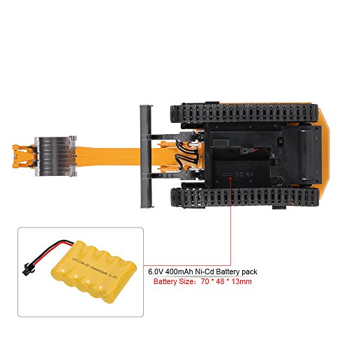 Goolsky 2.4GHz 11 Channel Crawler Full-Function RC Excavator, Radio Remote Control Construction Truck Heavy Machinery Toys