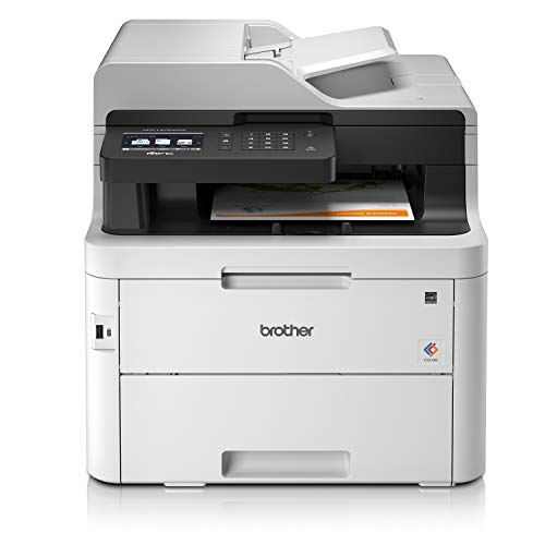 Brother Mfc-3750Cdw Imprimante Multifonction Laser Couleur Led Fax WiFi Impression Automatique Double Face Blanc