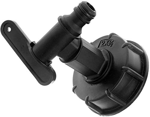 1000L IBC to (15mm) 1/2" Water Tank Garden Hose Adapter Fittings with Switch