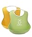 BABYBJORN Soft Bib - Green/Yellow 2 Pack primary