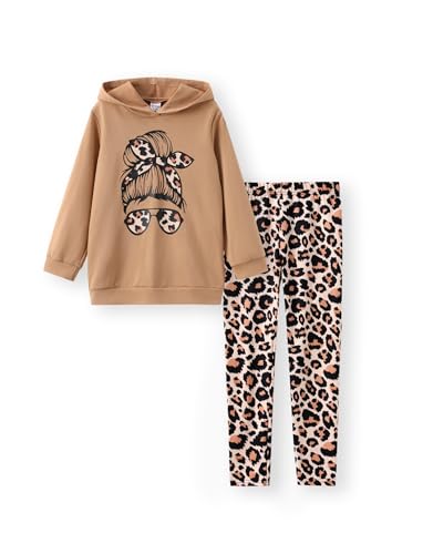 PATPAT Girls Leopard Pant Sets