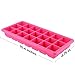 Ice Cube Trays By Clasier: Set Of 3 Silicone Ice Molds Containers With Lids A Easy Release Rubber Ice Molding Trays In Blue, Green&Rose Red-Make 63 Ice Cubes For Cold Drinks, Cocktails&Juices