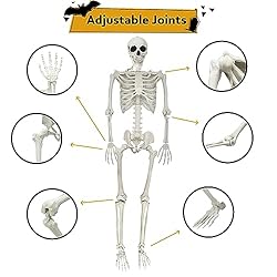 UMEELR 5.4FT Halloween Skeletons, Full Size
