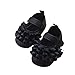 DZT1968® Baby Girl Soft Sole Princess Mary Jane Shoes Prewalker (0~6 Months Baby) Black