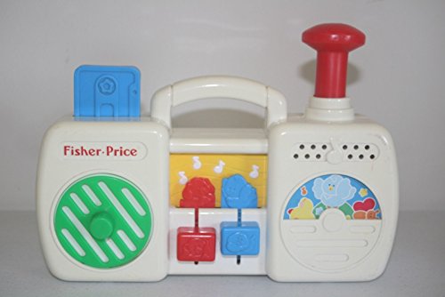Fisher Price 1991 Musical Boombox Radio Vintage Toy