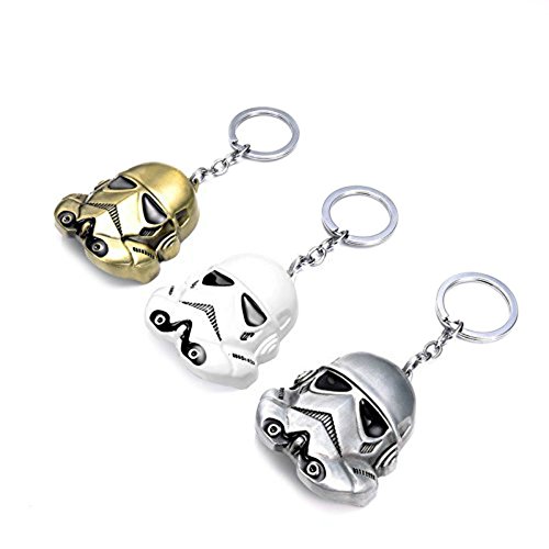 Star Wars (3-Pack) Imperial Storm Trooper (Darth Vader) Keychain Keyring with Giftbox